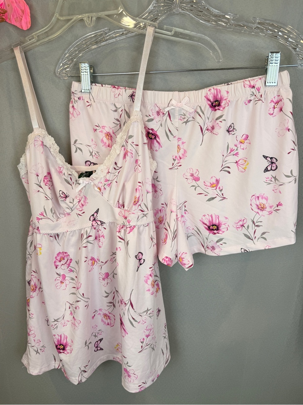 Laura Ashley Cami & Shorts Sleep Set- Size Small